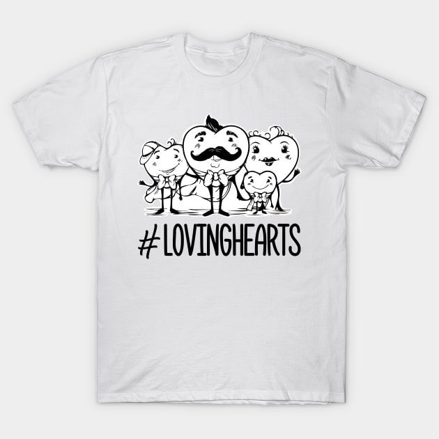 # loving hearts T-Shirt by VizRad